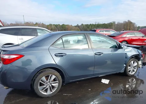 2015 Toyota Corolla Le Eco Plus из США, поврежденный, VIN 2T1BPRHEXFC290741